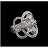 Image 2 : 1.31ctw Diamond Ring - 14KT White Gold
