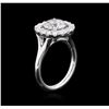 Image 3 : 3.03ctw Diamond Ring - 14KT White Gold