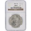 Image 1 : 1887 NGC MS63 Morgan Silver Dollar