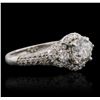 Image 2 : 14KT White Gold 1.95ctw Diamond Ring