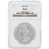 Image 1 : 1896 NGC MS64 Morgan Silver Dollar