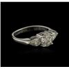 Image 2 : 14KT White Gold 1.25ctw Diamond Ring
