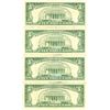 Image 2 : 1963 $5 Red Seal Bill Lot of 4