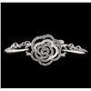 Image 1 : 14KT White Gold 0.43ctw Diamond Bracelet