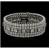 Image 1 : 29.78ctw Diamond David Webb Bracelet - Platinum