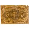 Image 1 : First Issue United States 5 Cent Fractional Currency Note