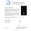 Image 3 : 14KT Yellow Gold 1.37ct Emerald and Diamond Pendant With Chain