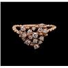 Image 1 : 0.51ctw Diamond Ring - 14KT White Gold