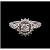 Image 1 : 1.01ctw Diamond Ring - 14KT White Gold