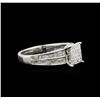 Image 2 : 1.50ctw Diamond Ring - Platinum