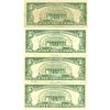 Image 2 : 1963 $5 Red Seal Bill Lot of 4
