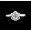 Image 1 : 1.06ctw Diamond Ring - 14KT White Gold