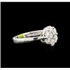 Image 2 : 1.06ctw Diamond Ring - 14KT White Gold