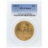 Image 1 : 1909-S PCGS MS65 $20 St. Gaudens Double Eagle Gold Coin