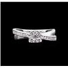 Image 2 : 0.50ctw Diamond Ring - 14KT White Gold