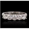 Image 1 : 14KT White Gold 1.17ctw Diamond Ring