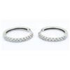 Image 2 : 0.50ctw Diamond Earrings - 14KT White Gold