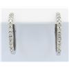 Image 4 : 0.50ctw Diamond Earrings - 14KT White Gold