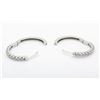 Image 8 : 0.50ctw Diamond Earrings - 14KT White Gold