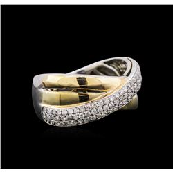 14KT Two-Tone Gold 0.47ctw Diamond Ring