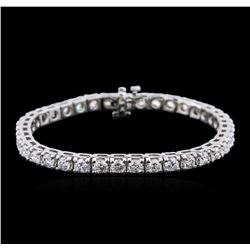 14KT White Gold 7.15ctw Diamond Tennis Bracelet