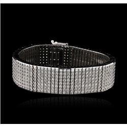 14KT White Gold 15.43ctw Diamond Bracelet