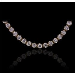 14KT Yellow Gold 8.35ctw Diamond Necklace