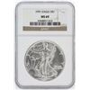 Image 1 : 1991 NGC MS69 American Silver Eagle Dollar
