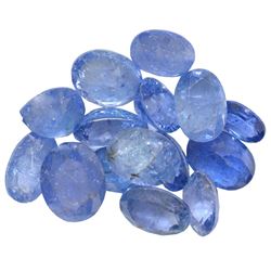 16.63ctw Oval Mixed Tanzanite Parcel