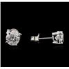 Image 2 : 1.64ctw Diamond Stud Earrings - 14KT White Gold
