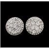 Image 1 : 2.83ctw Diamond Earrings - 14KT White Gold