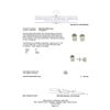 Image 3 : 1.52ctw Diamond Stud Earrings - 14KT White Gold