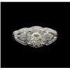 Image 1 : 1.00ctw Diamond Ring - 14KT White Gold