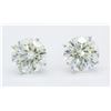 Image 3 : 6.09ctw Diamond Earrings - 14KT White Gold
