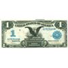 Image 1 : 1899 $1 Black Eagle Silver Certificate US Currency Bank Note