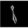Image 1 : 0.63ctw Diamond Pendant - 18KT White Gold