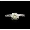 Image 1 : 1.32ctw Diamond Ring - 18KT White Gold