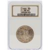 Image 1 : 1943 NGC Graded MS64 Walking Liberty Half Dollar Silver Coin