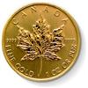 Image 1 : 1 Oz. Pure Gold .999 or better Maple Leaf