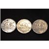 Image 1 : 1954-56 Canada Nickels (Lot of 3)