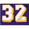 Image 2 : Magic Johnson Signed Lakers Jersey (JSA COA)