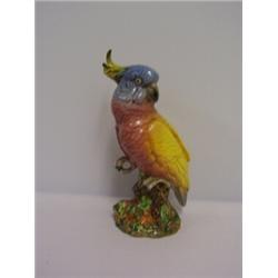 BESWICK COCKATOO, blue head, pink breast, yellow wings - gloss, issued 1949-75 50 - 70...