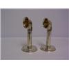 Image 1 : SILVER SALT AND PEPPER POTS, shaped as ship funnels, London 1909 30 - 60...