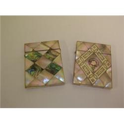 MOTHER OF PEARL and Abalone shell card case 20 - 30...
