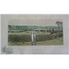 Image 1 : FRAMED AND MOUNTED 'SNAFFLES' PRINT, 'The Finest View in Europe' with hands having orignal embossed.
