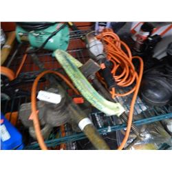 HITCH & BALL, C-CLAMPP, CROW BAR & TROUBLE LITE