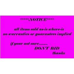 OPEN LOT - SOLD