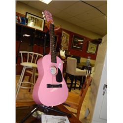 NEW CHILD'S NOVA PINK GUITAR