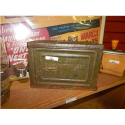 VINTAGE AMMUNITION BOX - 30M1 CALIBER - NO WARRANTY NO GUARANTEE