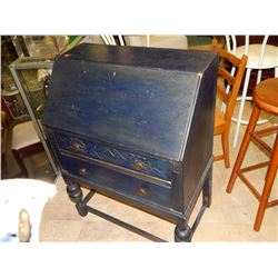 VINTAGE SECRATARIAL DESK - HAND PAINTED COUNTRY STLYE